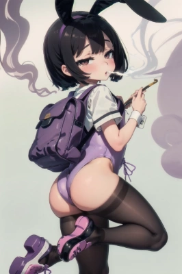 smoking girl