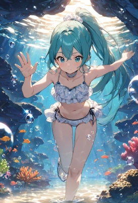 水の中