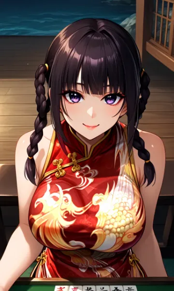 レイファンさん　麻雀