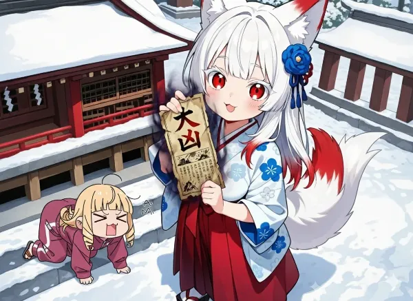 お嬢の運勢は当然『大凶』です🤤