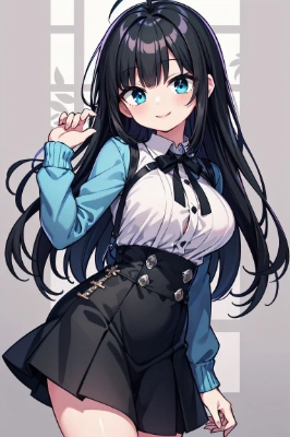アホ毛の女の子