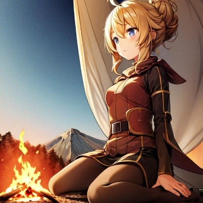 キャンプ少女