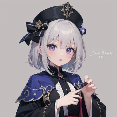 灰髪の少女