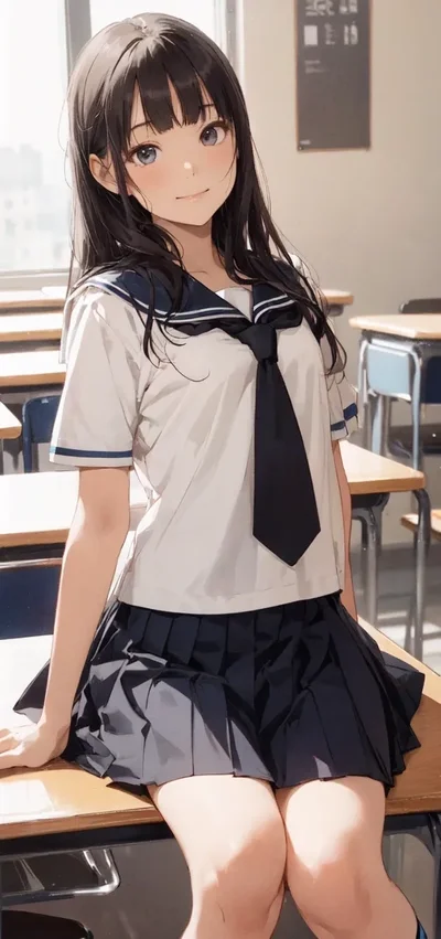 セーラー服の女の子