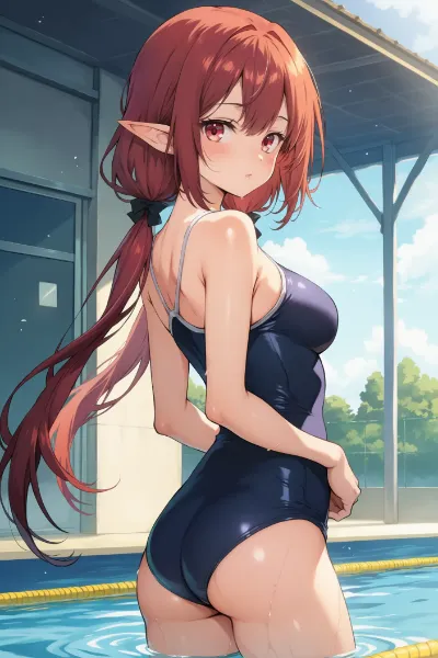 スク水エルフさん