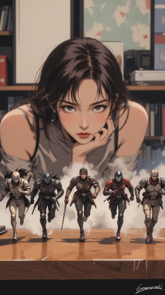 机の上のヒーローズラン／スマホ壁紙アーカイブ