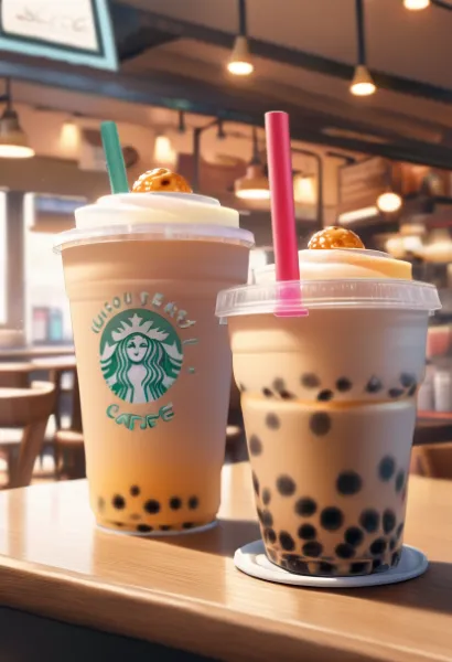 カフェの甘い休憩タイム