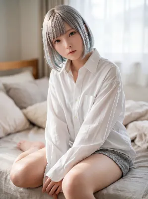 朝の光に包まれた銀髪の秘密
