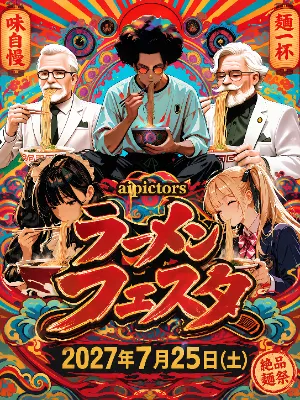 ラーメンフェスで出会う奇妙な仲間たち