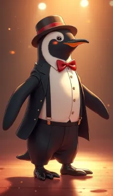 サスペンダーペンギン