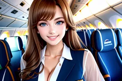 美人キャビンアテンダント