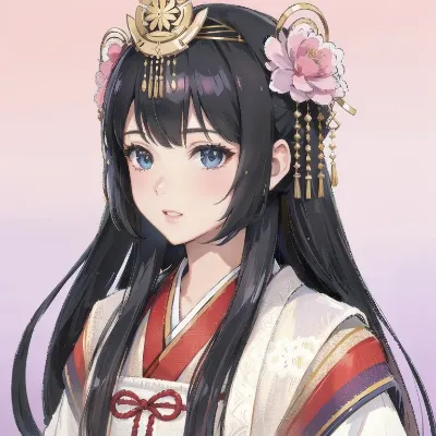 花冠の優雅な巫女