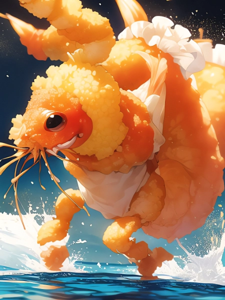 逃げるエビフライ2