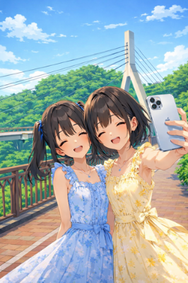 夏の思い出、笑顔の肖像