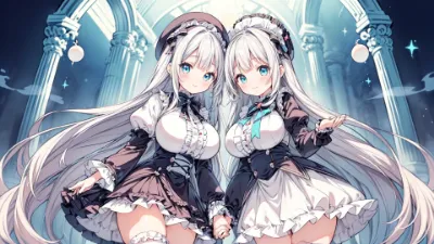 星空の双子メイドの秘密の約束