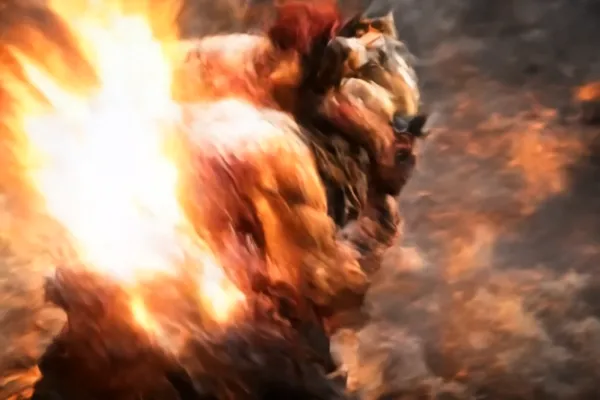 動画・範馬勇次郎vs豪鬼