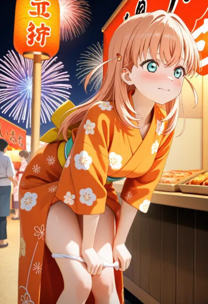 下着を脱ぐ花帆ちゃん