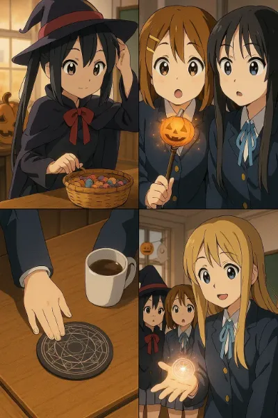 ハロウィーンの練習