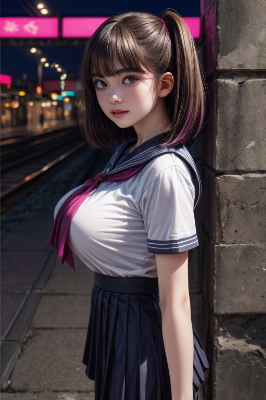 夜の駅