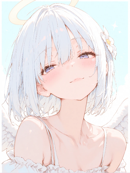 天使少女の優しい微笑みと秘密の約束