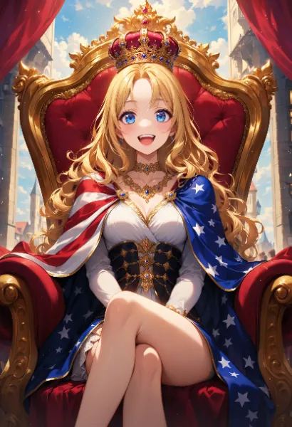 ブロンドソロ・私は王様なのデース！