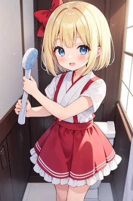 お掃除するよっ！