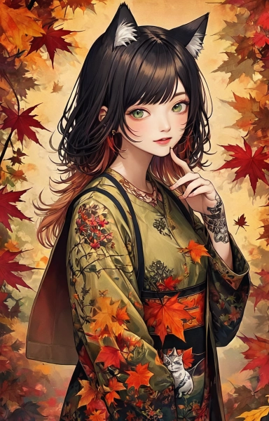 少女とタトゥー