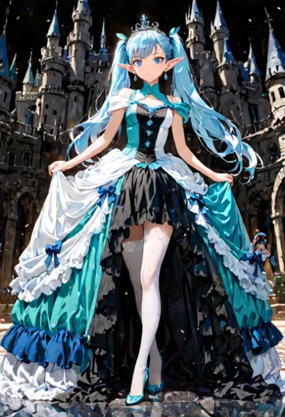 空の深さに溶けていく少女の願い