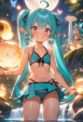 魔法の水遊び場