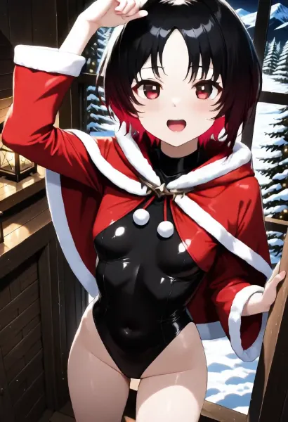 [動画]サンタ服れんくん