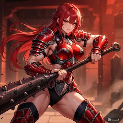 屈強な女戦士４