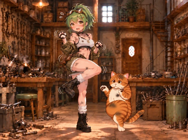 発明失敗したから踊ってごまかすミドリちゃん