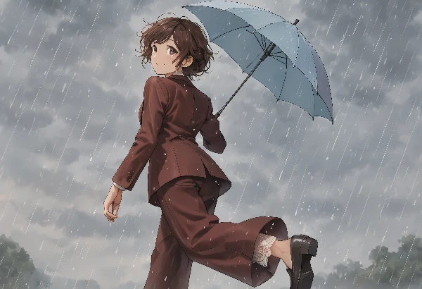 マニッシュなテーラードジャケット