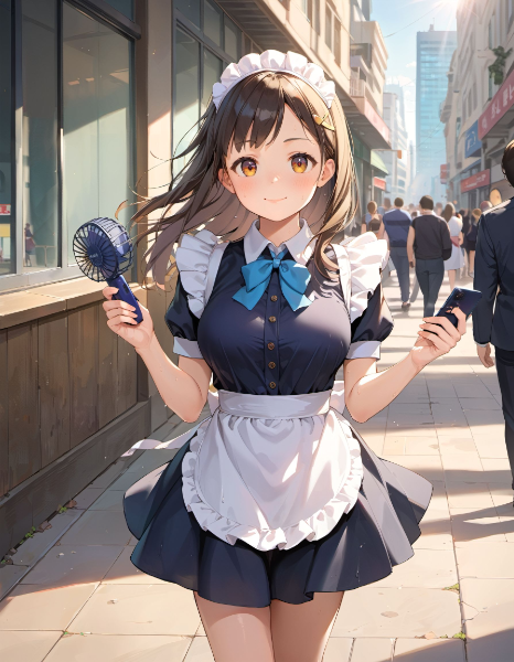 都会のメイドさん