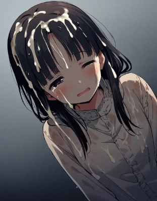 白〇液が降る街で