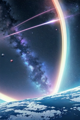 謎の物体に覆われつつある地球