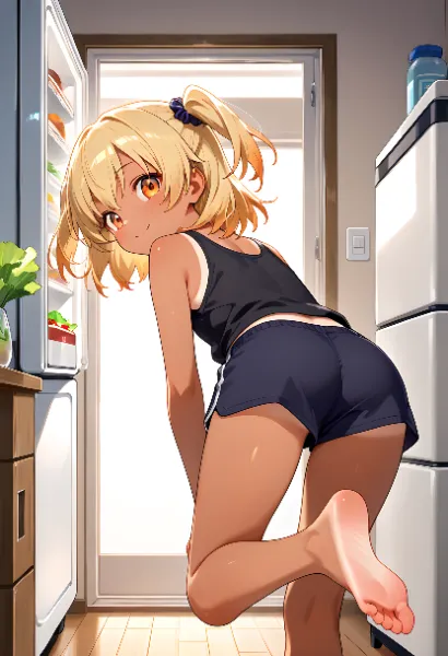 「今日は私が料理当番だからね、おにぃの為にあいじょー込めて作るから、待っててね♪」