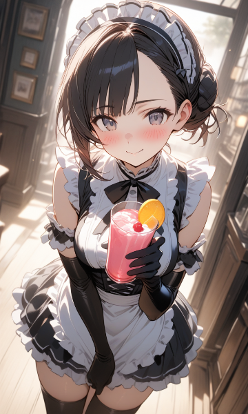 今日の新人パートさんと謎のキラキラドリンク