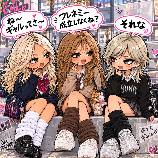 ゆなも制服作った♪(せい、れい、ゆな)