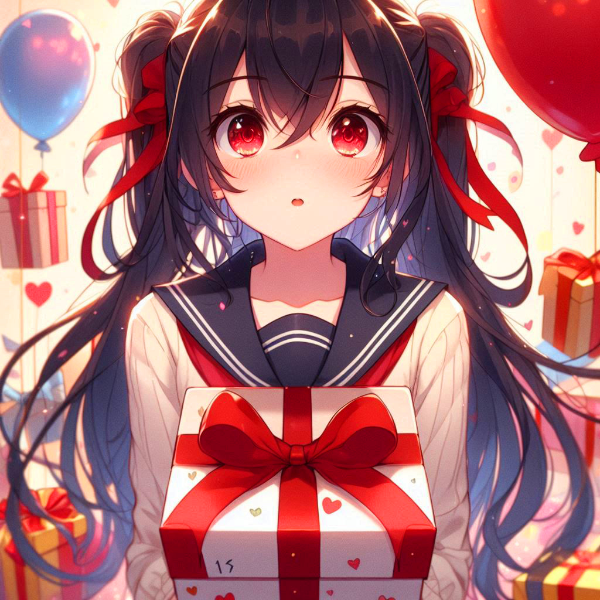 箱を持ってる、うちの子★その2(2枚)