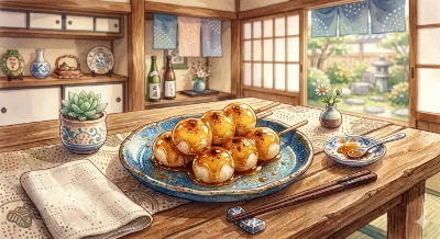 みたらし団子だにゃん！