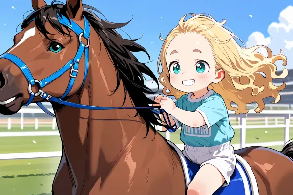 ジョッキーおでこちゃん