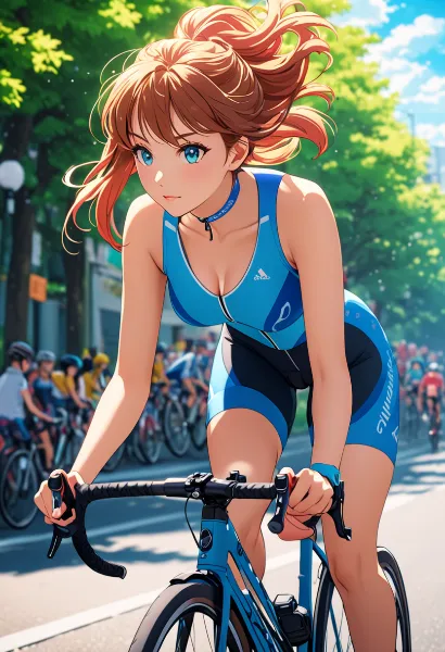 風を追いかける青い疾走