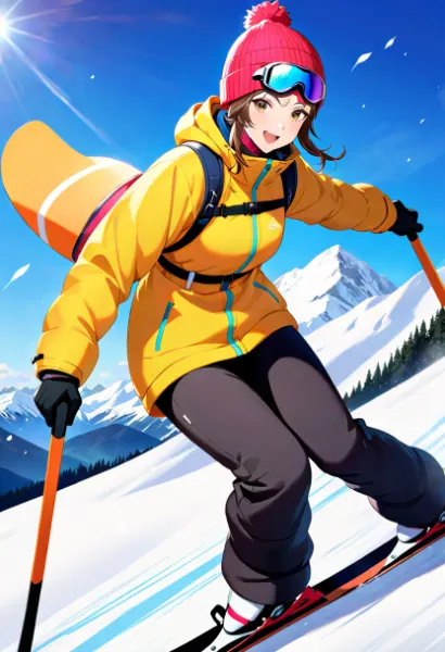 スキーお姉さん