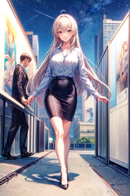 Lady in New York