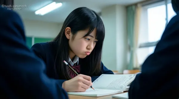 【インクの轍、窓外の風に耳を澄ませて】