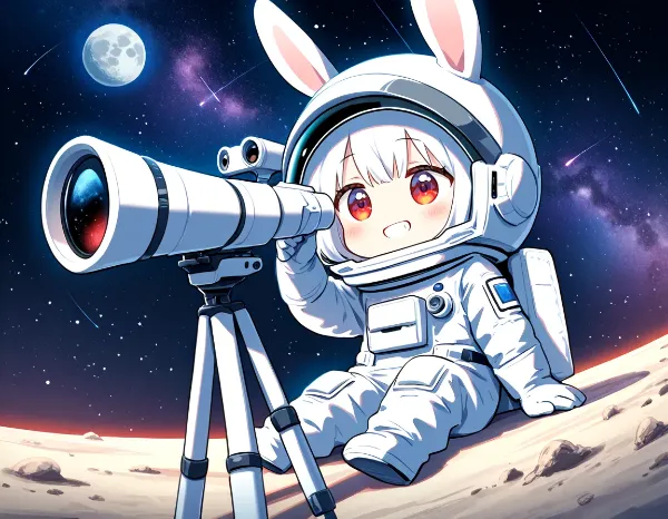 🌙から🌍️を監視するぜぇい！