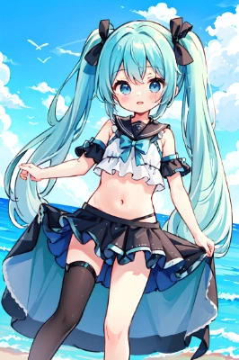 海の可愛い天使2