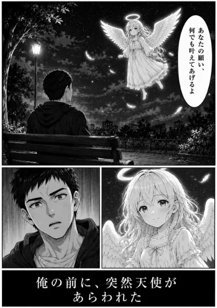 天使の願い【短編漫画】