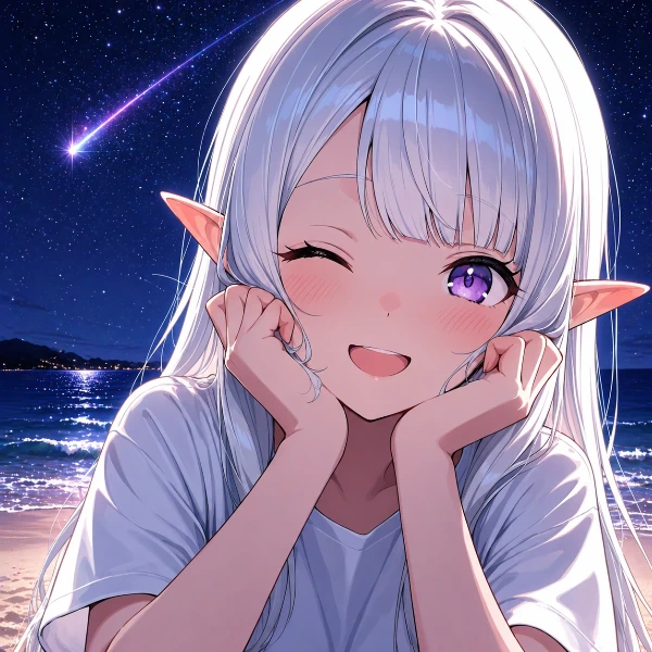 流れ星きらりー！